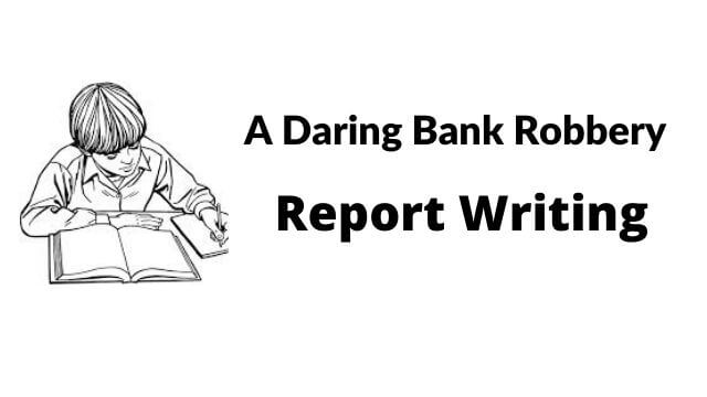 Bank robbery story writing image